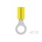 Te Connectivity Ring Terminal, 5/16 in Stud Size, 2.62 mmÂ², 600 V, Vinyl Insulated, Yellow 34825 - alternate 4